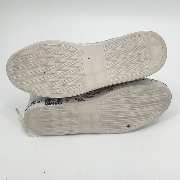 BASS3D Graffiti High Top Sneakers Street Skateboard Urban Style Shoes Mens - Picture 9 of 11